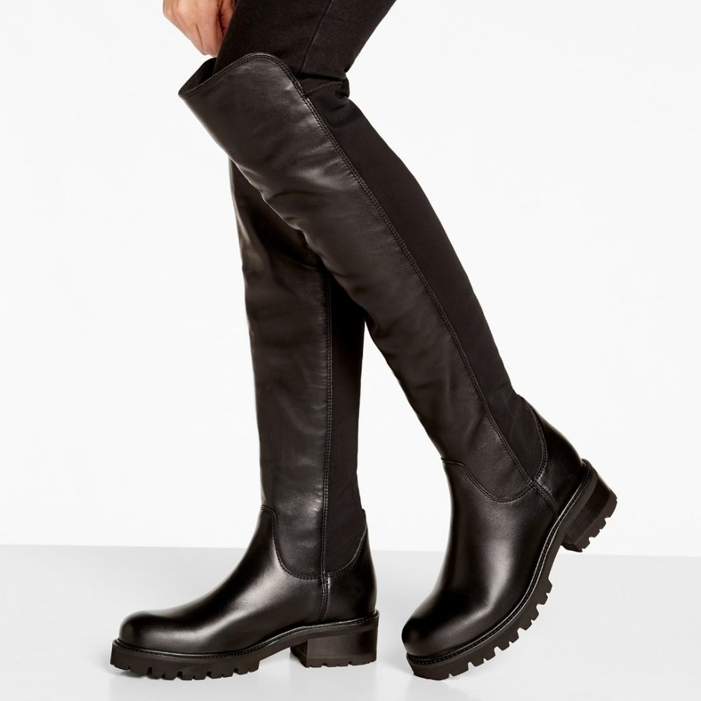 LA CANADIENNE CATHERINE Waterproof Over the Knee Boot CHUNKY 10 (MD24)